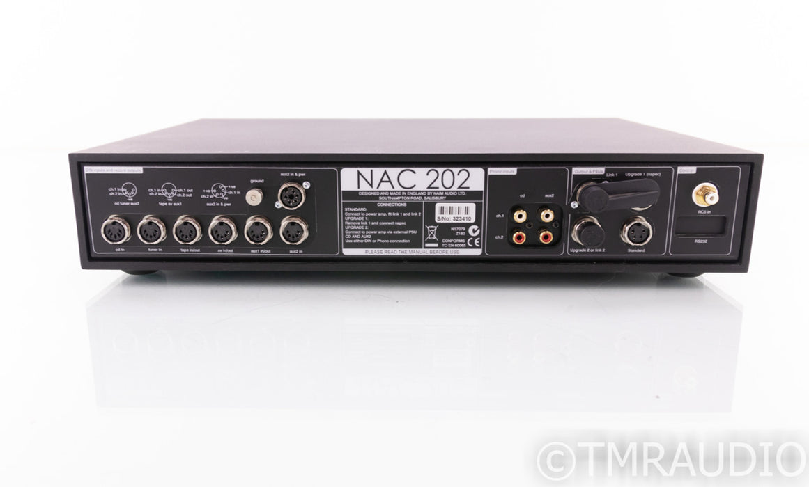 Naim NAC 202 Stereo Preamplifier; NAC202; Remote (No PSU)