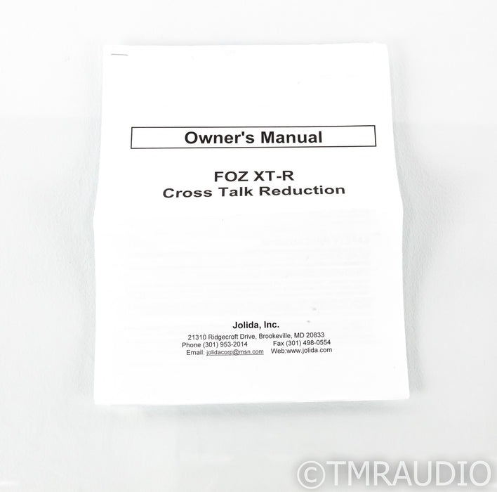 Jolida Foz XT-R Cartridge Cross Talk Reduction Device; XTR
