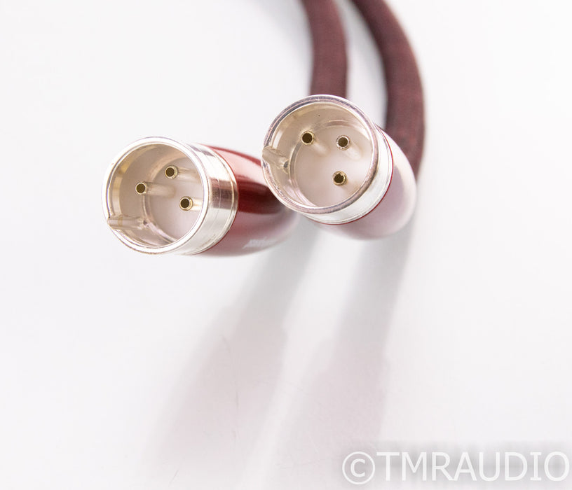 AudioQuest Fire XLR Cables; 1m Pair Balanced Interconnects; 72v DBS
