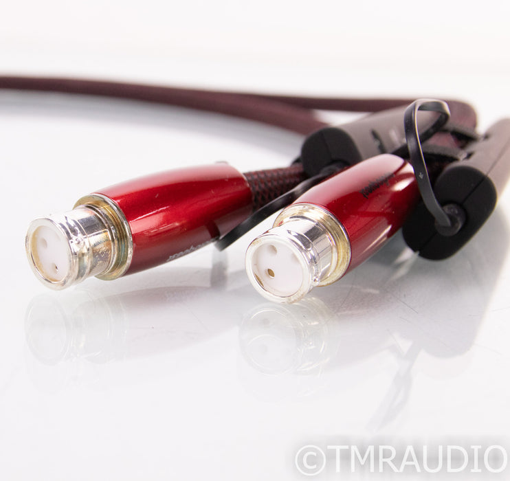AudioQuest Fire XLR Cables; 1m Pair Balanced Interconnects; 72v DBS