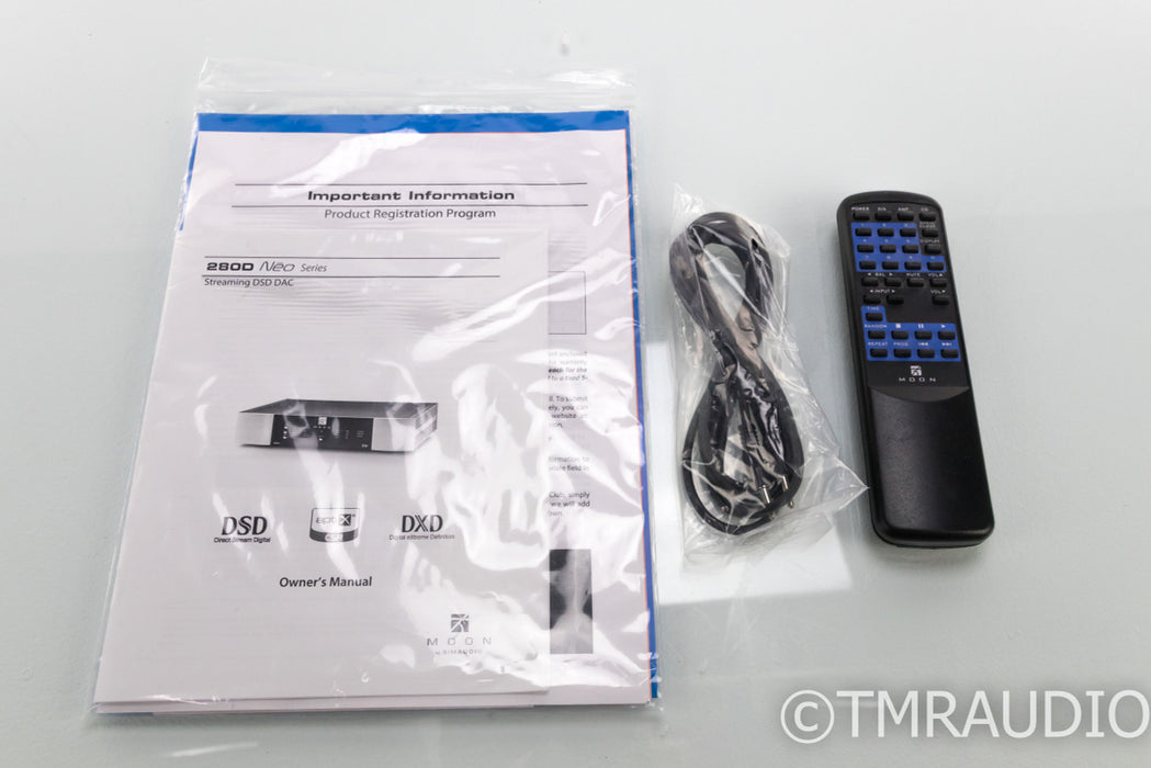 SimAudio Moon Neo 280D DAC; D/A Converter; 280-D; DSD; Remote