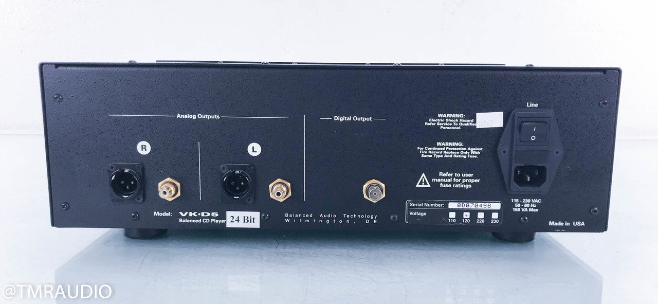 BAT VK-D5SE Tube CD Player