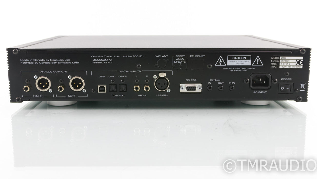 SimAudio Moon Neo 280D DAC; D/A Converter; 280-D; DSD; Remote