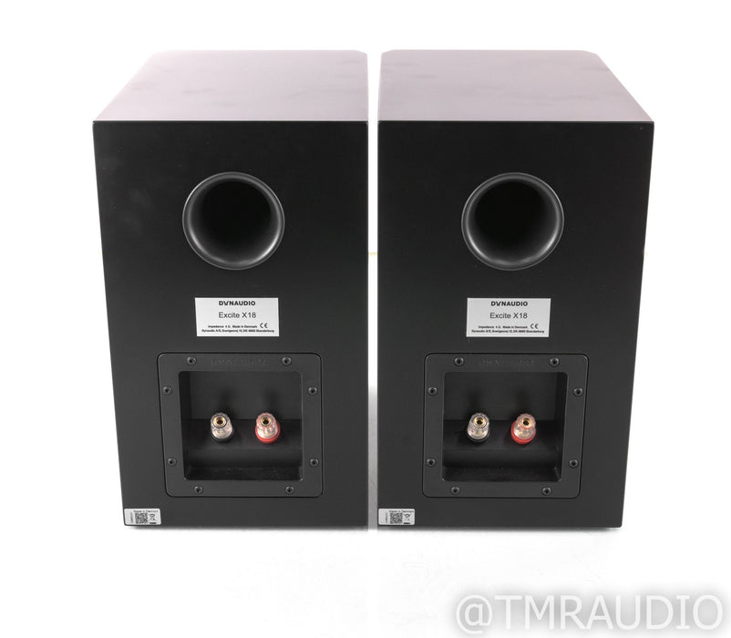 Dynaudio Excite X18 Bookshelf Speakers; Black Satin Pair; X-18