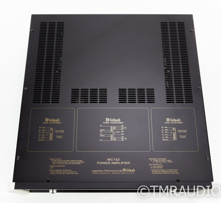 McIntosh MC152 Stereo Power Amplifier; MC-152 (1/4)