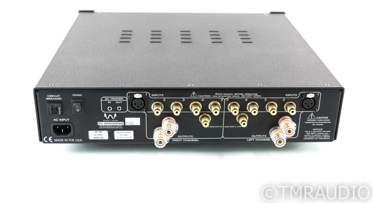 Wyred 4 Sound STI-1000 Stereo Integrated Amplifier; Remote