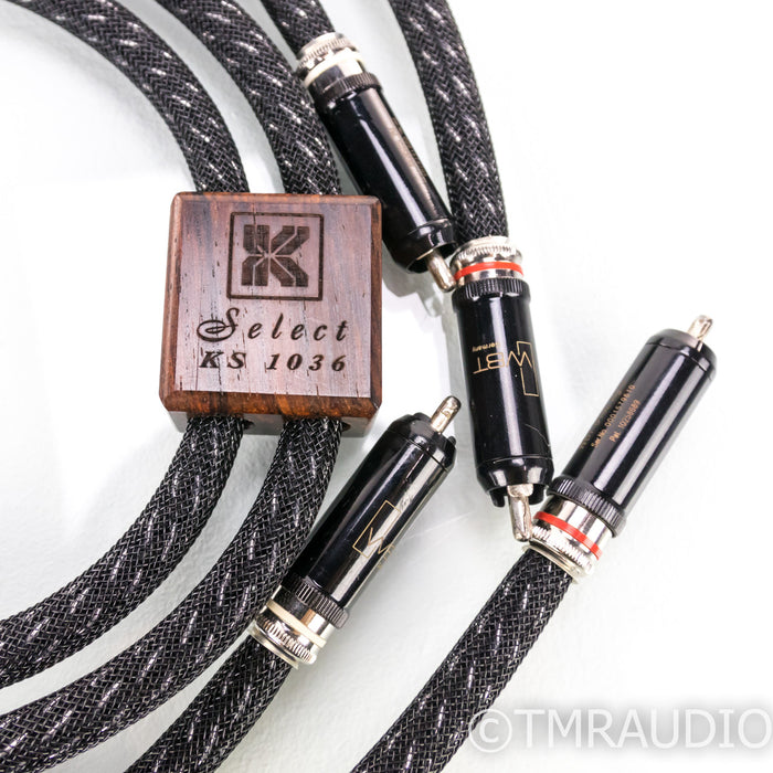Kimber Kable Select KS-1036; 1m Pair Interconnects; WBT-0102 Ag Terminations