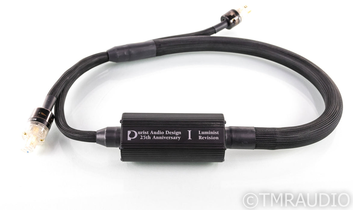 Purist Audio Design 25th Anniversary Power Cable; 1.8m AC Cord; Luminist Revision I