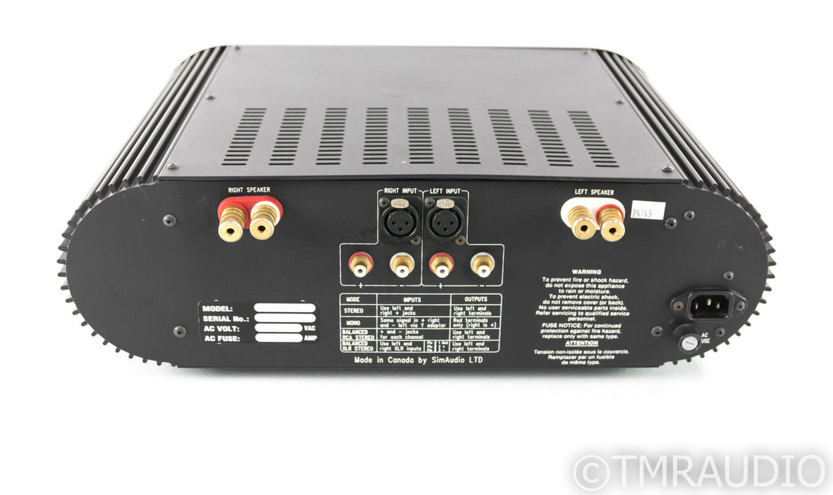 Simaudio Celeste W-4070SE Classic Stereo Power Amplifier; W4070 SE