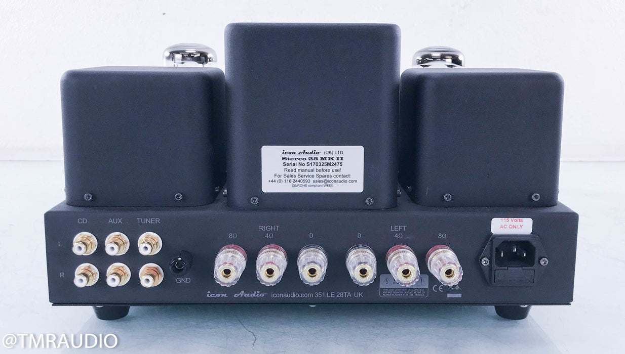 Icon Audio Stereo 25 MkII Stereo Tube Power Amplifier
