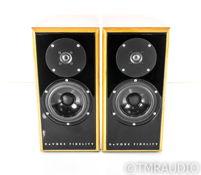 DeVore Fidelity Gibbon 3XL Bookshelf Speakers; Natural Bamboo Pair; 3-XL