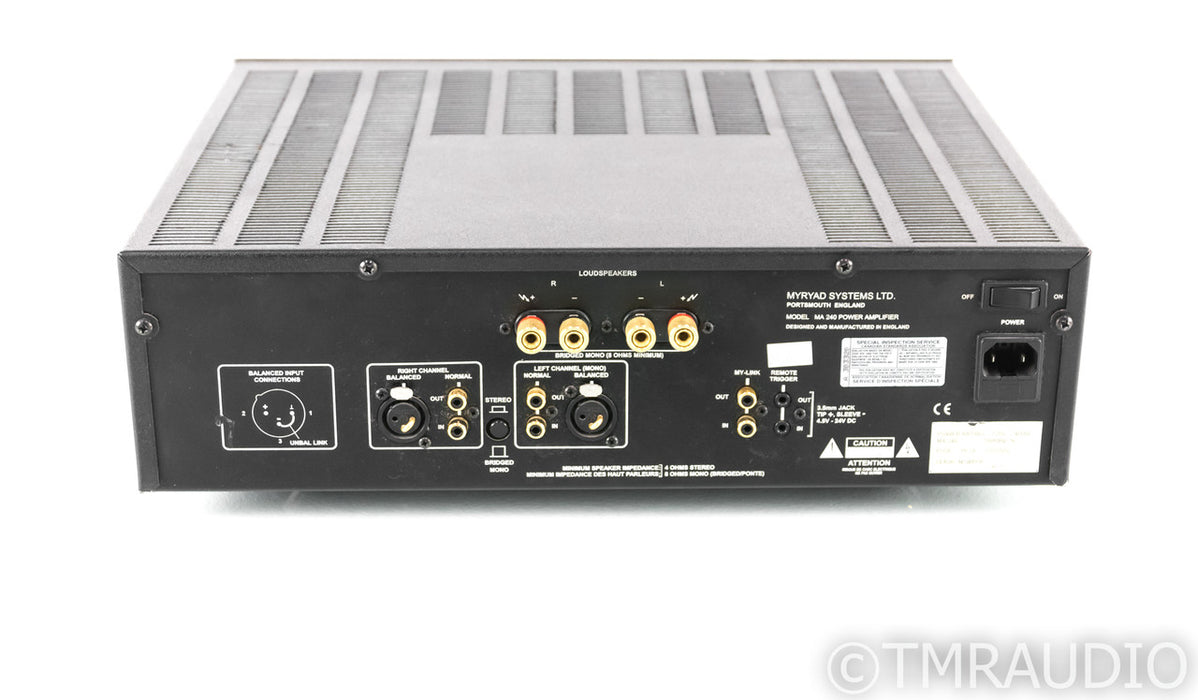 Myryad MA 240 Stereo Power Amplifier; MA240