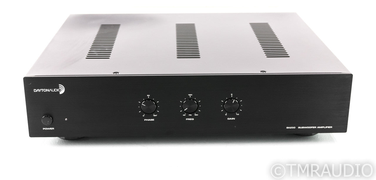 Dayton Audio SA230 Subwoofer Power Amplifier; SA-230 (Low Hours)