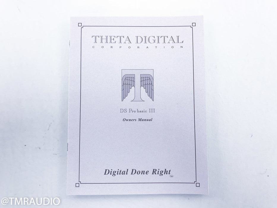 Theta Digital DS Pro Basic IIIa DAC