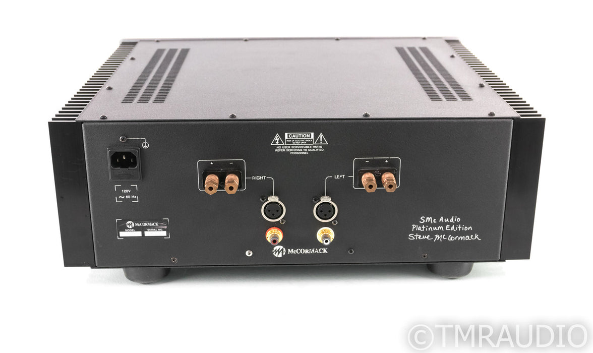 McCormack Audio DNA-225 Platinum Stereo Power Amplifier; SMc Upgraded