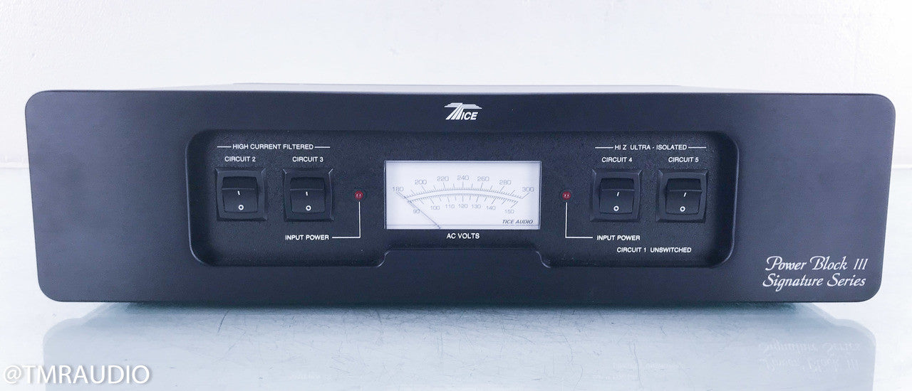 Tice Power Block III Signature Series Power Conditioner