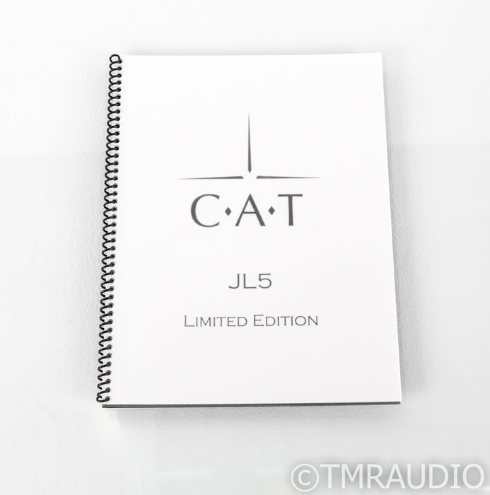 Convergent Audio Technology JL5 LE Stereo Tube Power Amplifier; Limited Edition