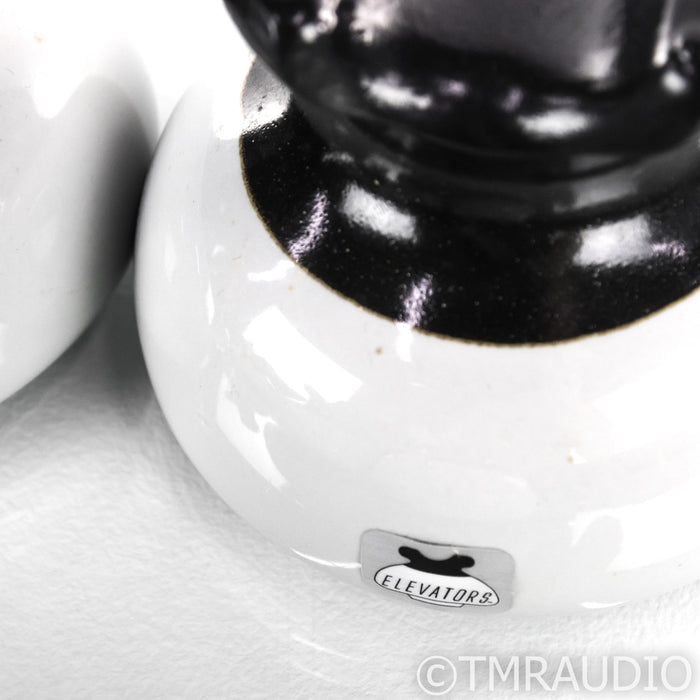 Audionut Cable Elevators / Risers; Set of 8; Ceramic