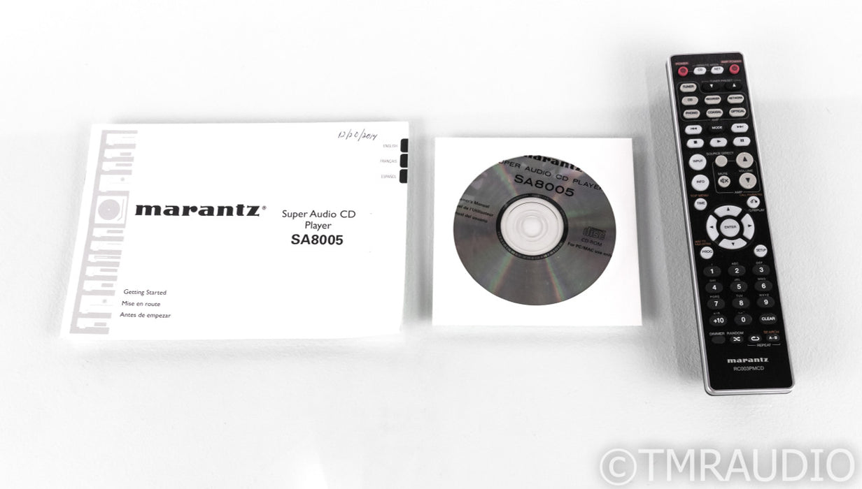 Marantz SA8005 CD / SACD Player; SA-8005; Remote