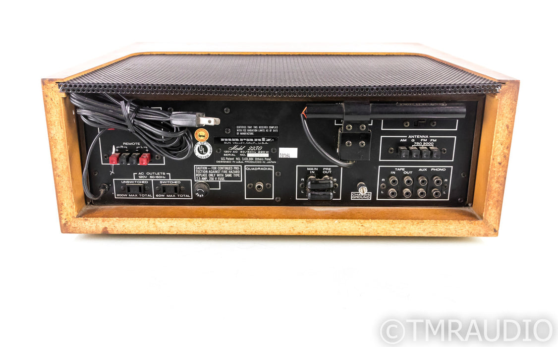 Marantz Model 2230 Vintage Receiver w/ Walnut Cabinet