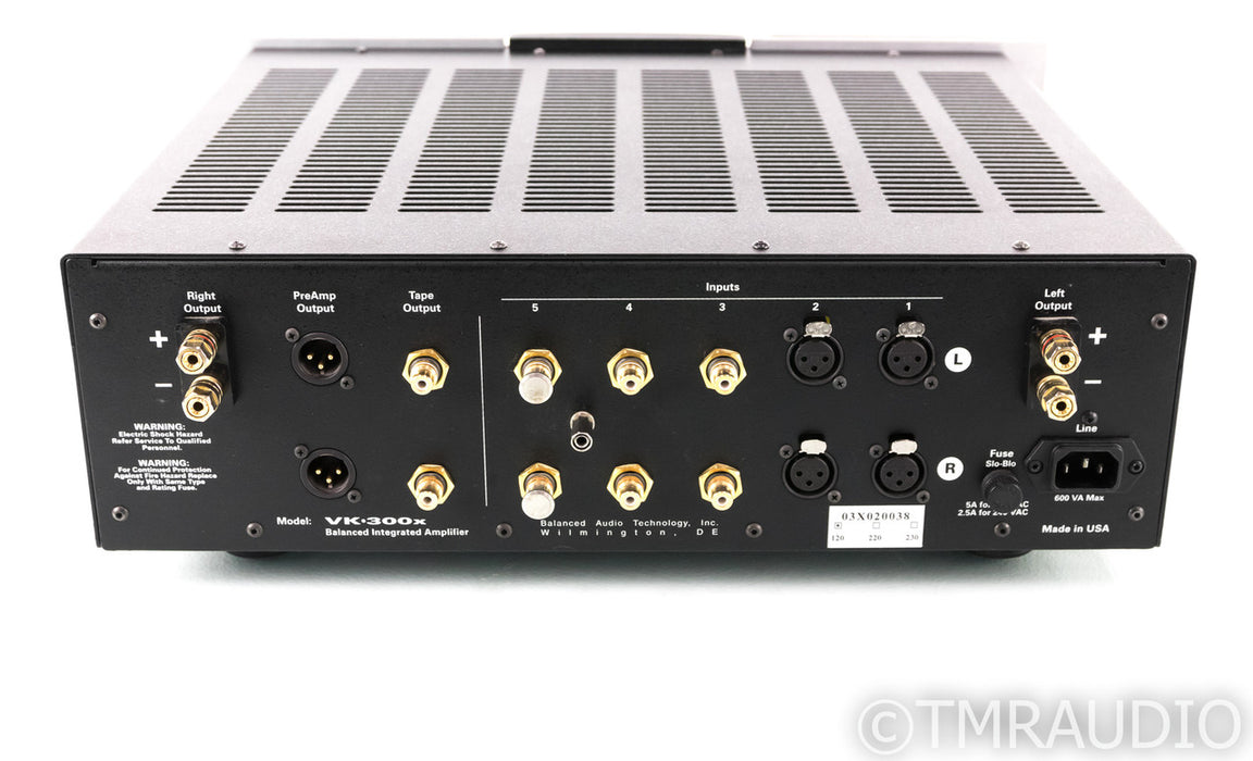 BAT VK-300X Stereo Tube Integrated Amplifier; Balanced Audio Technology VK300X