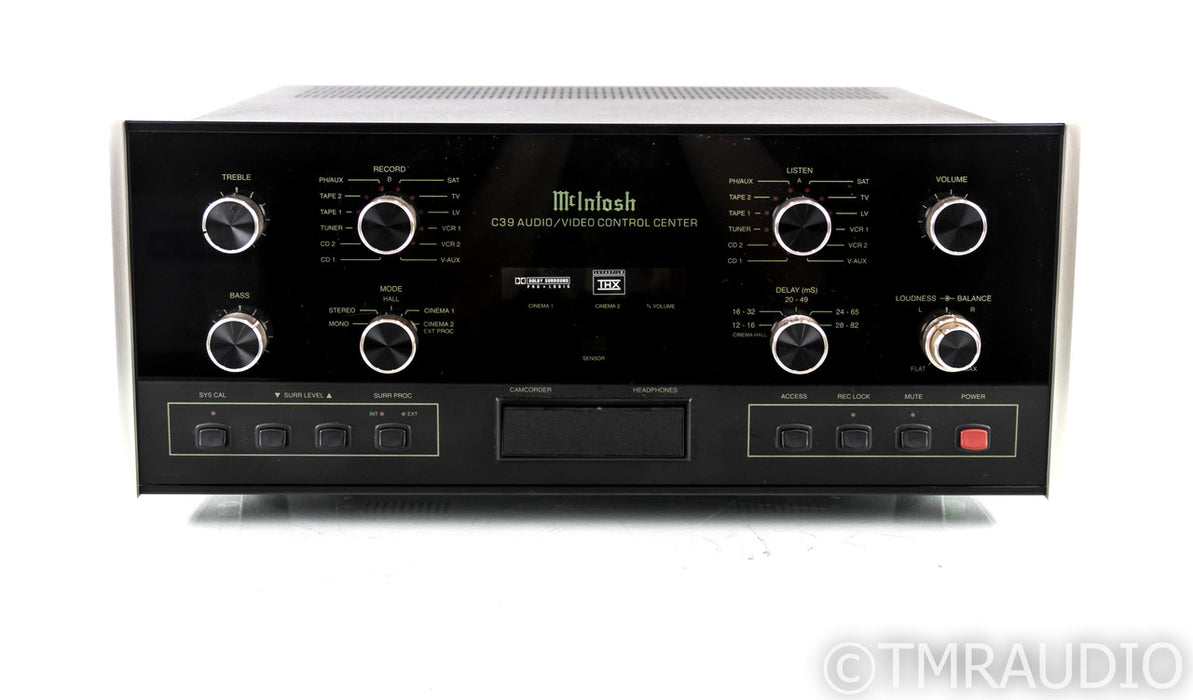 McIntosh C39 Home Theater Processor / Preamplifier; C-39; Remote; THX