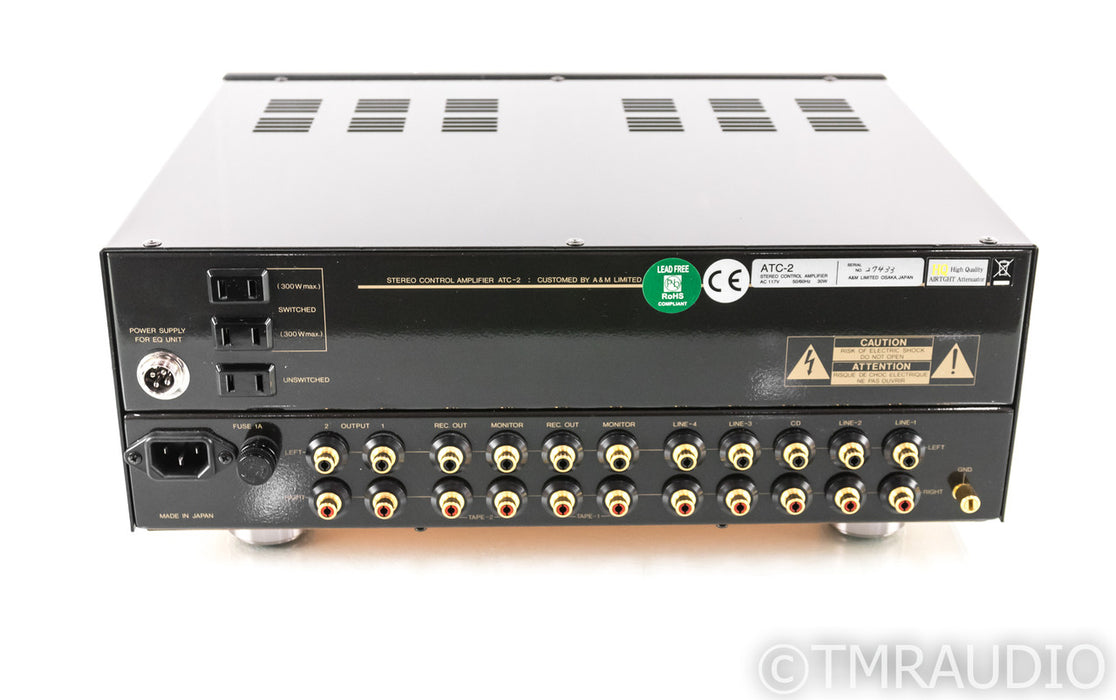 Air Tight ATC-2 Stereo Tube Preamplifier; A&M; ATC2; Dark Faceplate; Alps RK-501