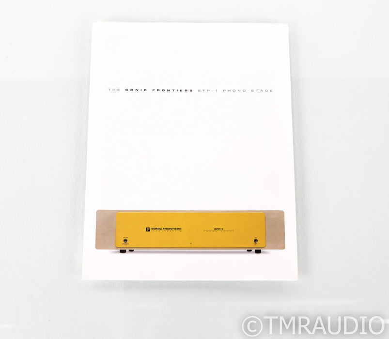 Sonic Frontiers SFP-1 Signature MM/MC Phono Preamplifier; Parts Connexion Mods