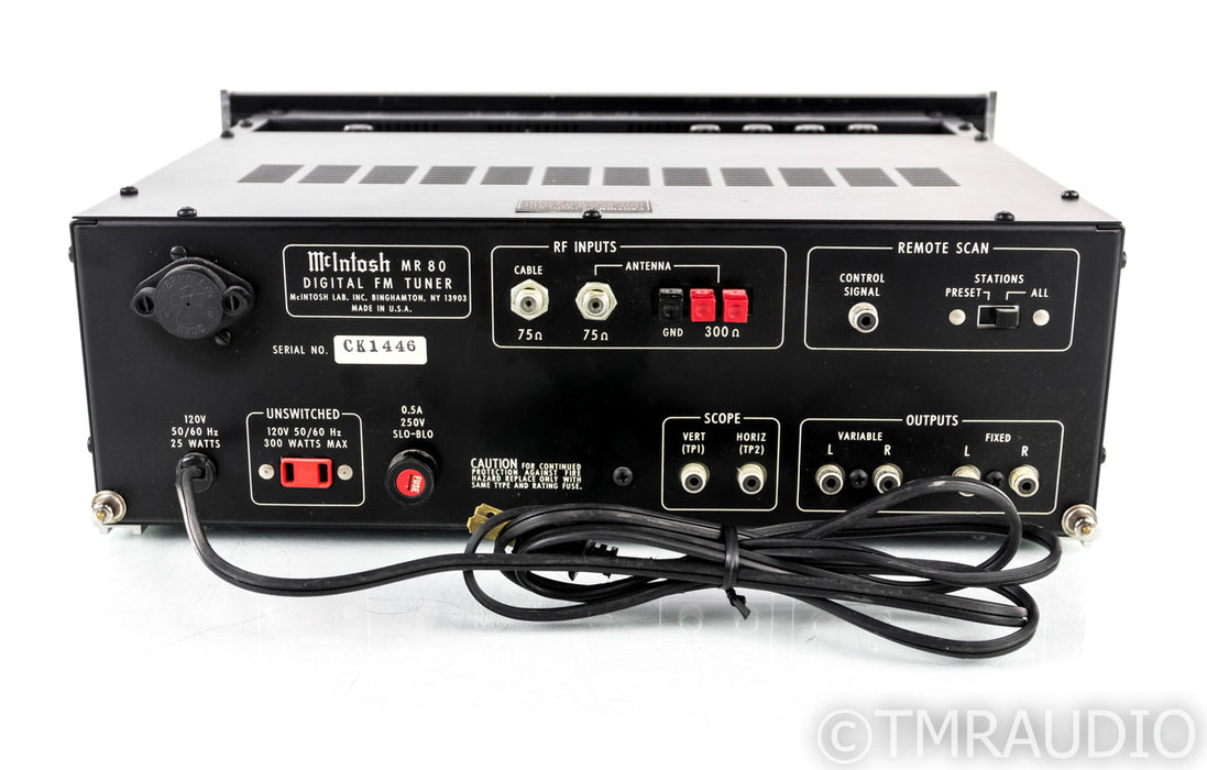 McIntosh MR80 Vintage Digital FM Tuner