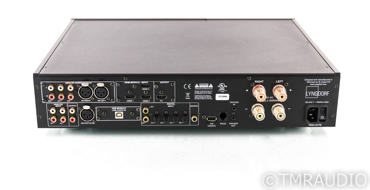 Lyngdorf TDAI-2170 Stereo Integrated Amplifier; TDAI2170; Remote; RoomPerfect