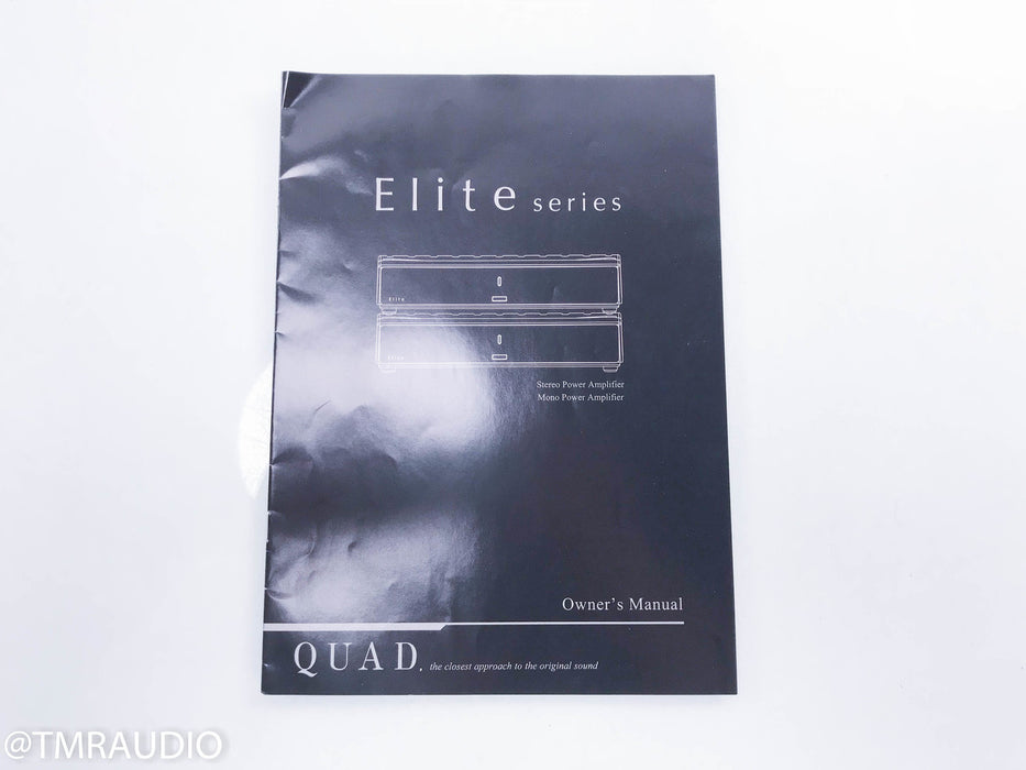 Quad Elite Stereo Power Amplifier