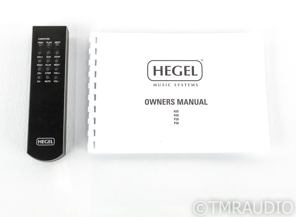 Hegel P20 Stereo Preamplifier; P-20; Remote