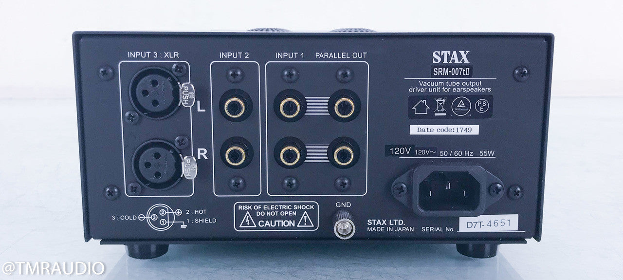 Stax SRM-007tII Tube Electrostatic Headphone Amplifier