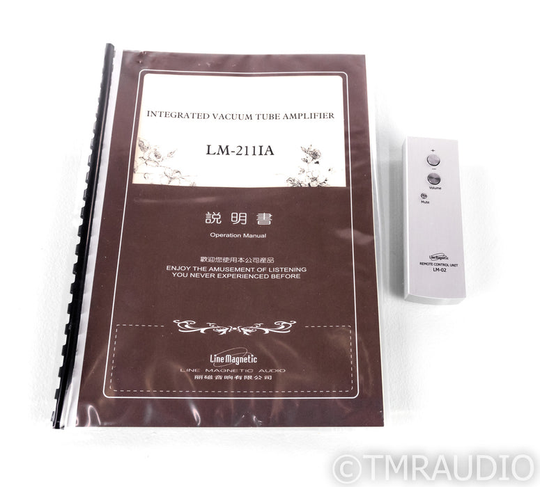 Line Magnetic LM-211IA Stereo Integrated Tube Amplifier; LM211IA; Remote