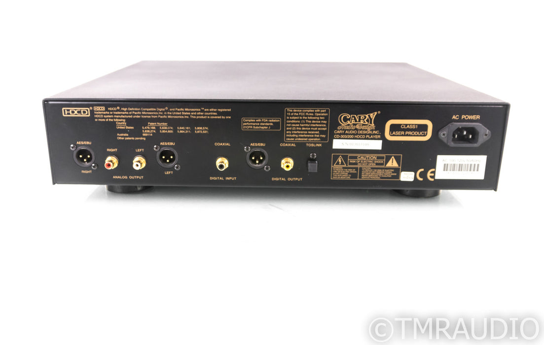 Cary CD 303/200 CD / HDCD Player; Remote
