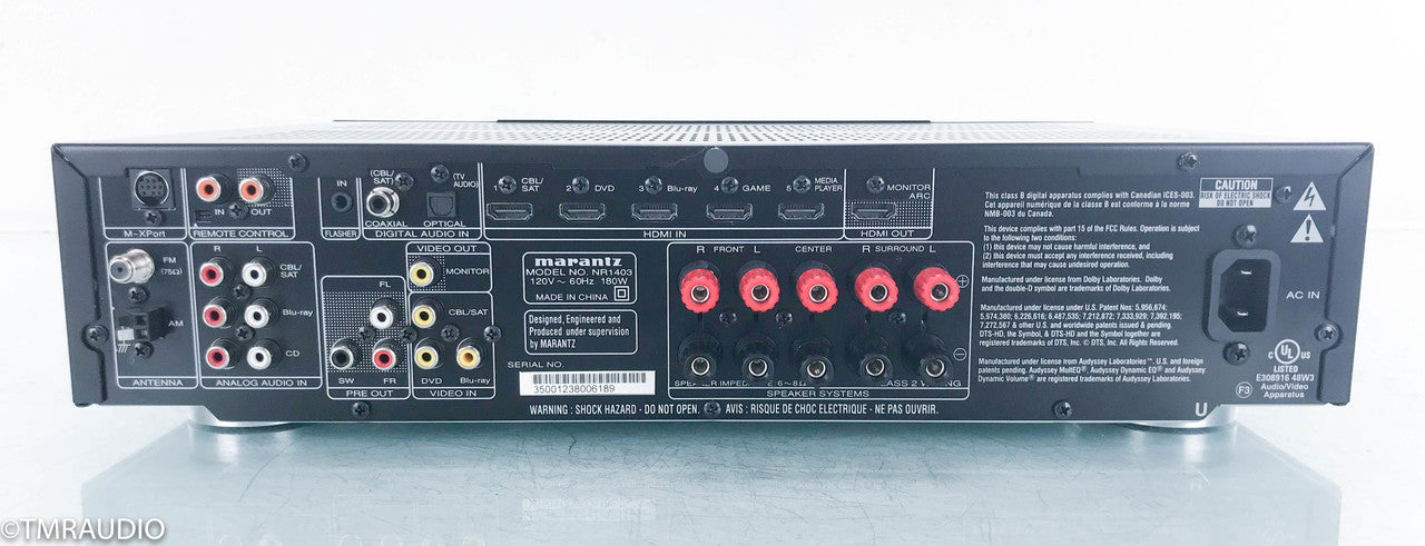Marantz NR1403 5.1 Channel Home Theater Receiver