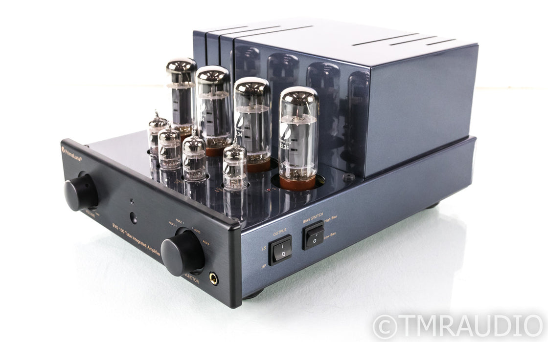 PrimaLuna EVO 100 Stereo Tube Integrated Amplifier; EvoLution; MM Phono; Remote