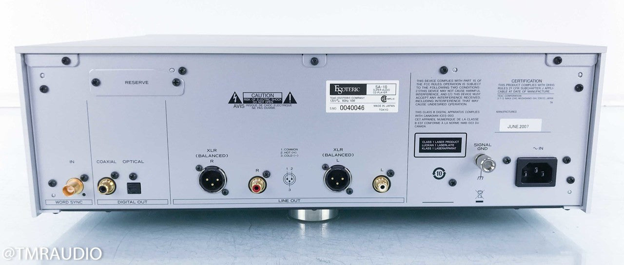 Esoteric SA-10 CD / SACD Player