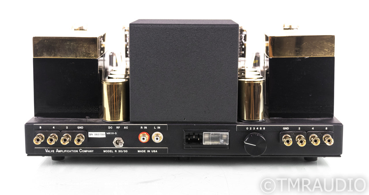VAC Renaissance 30/30 Mk III Signature Tube Amplifier; MKIII-S