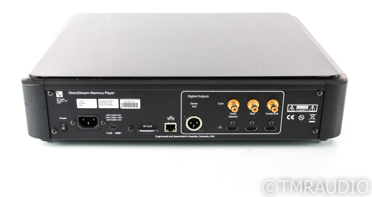 PS Audio DirectStream Memory Player SACD/CD Transport; Remote; DMP; Black