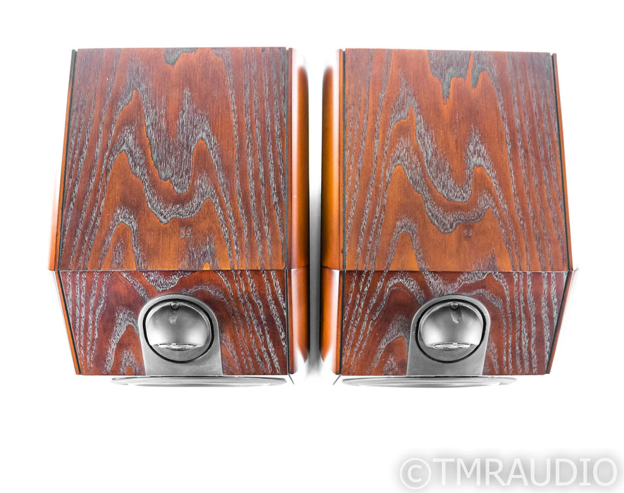 B&W CDM1 Bookshelf Speakers; Red Ash Pair; CDM-1