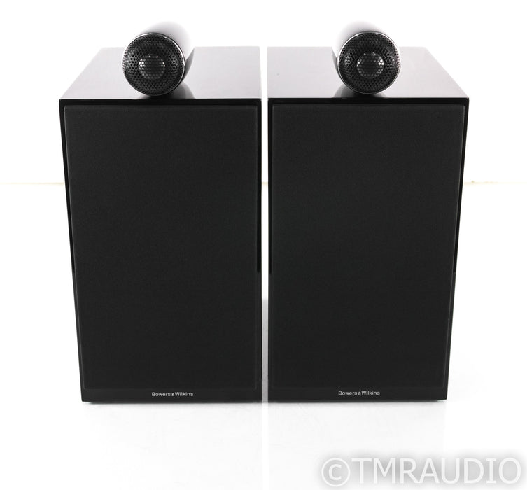 B&W 705 S2 Bookshelf Speakers; Gloss Black Pair; 705S2