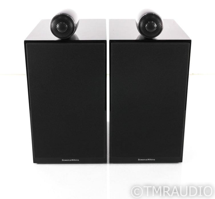 B&W 705 S2 Bookshelf Speakers; Gloss Black Pair; 705S2