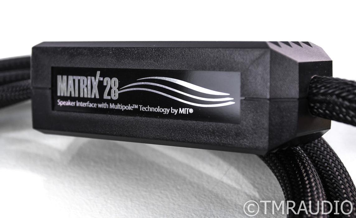 MIT Cables Matrix 28 Speaker Cables; 8ft Pair w/ Iconn Connectors