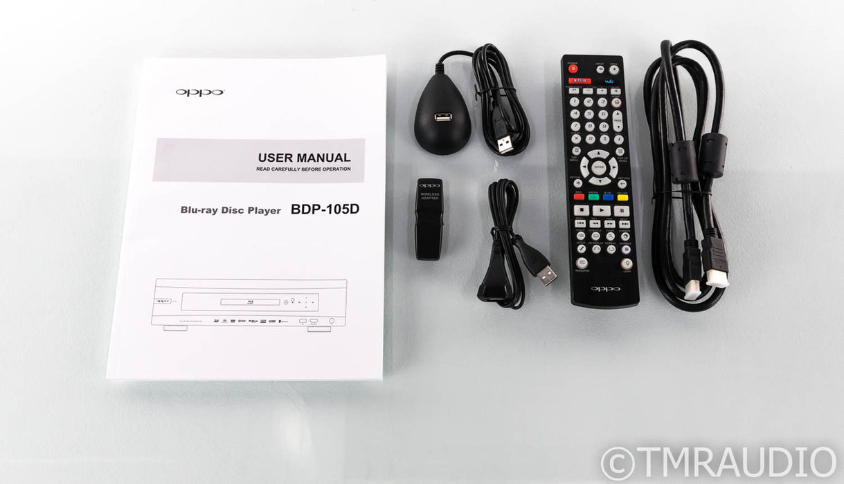 Oppo BDP-105D Universal Blu-Ray Player; BDP105D; Darbee Edition; Remote (1/0)