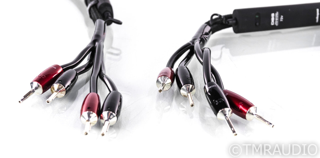 Audioquest Rocket 88 Silver Plated Bi-Wire Speaker Cables; 8ft Pair; 72v DBS