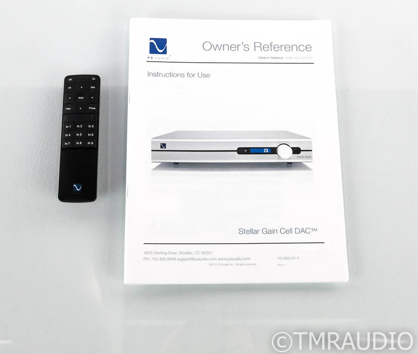 PS Audio Stellar Gain Cell DAC / Preamplifier; D/A Converter (Used)