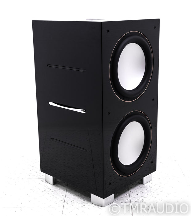 Rel 212/SE Dual 12" Powered Subwoofer; Gloss Black; 212-SE
