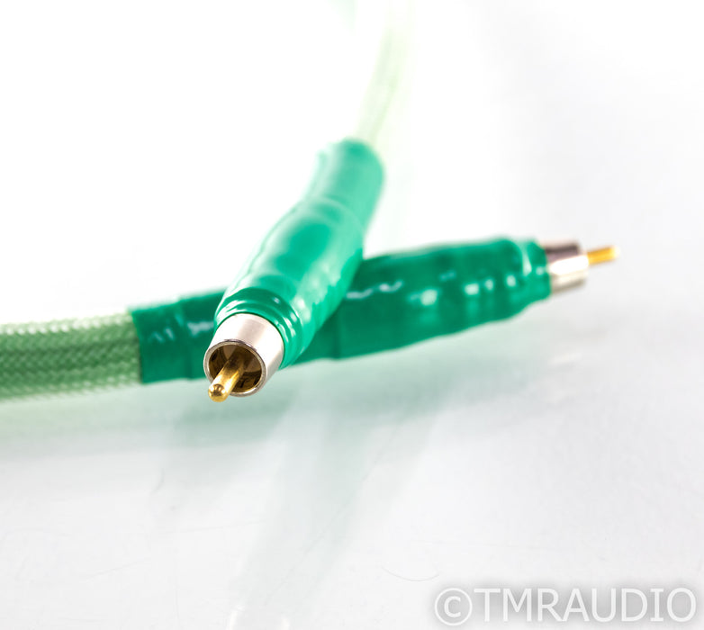 Creative Cable Concepts Green Hornet RCA Digital Coaxial Cable; Single 1m Interconnect