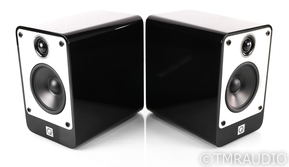 Q Acoustics Concept 20 Bookshelf Speakers; Piano Black Pair